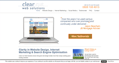 Desktop Screenshot of clearcutwebdesign.co.uk